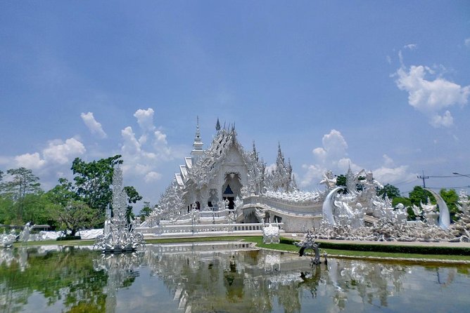 One Day Tour Chiang Rai(White Temple , Blue Temple, Black House) Private Tour - Wat Rong Khun, the White Temple, earns its top billing