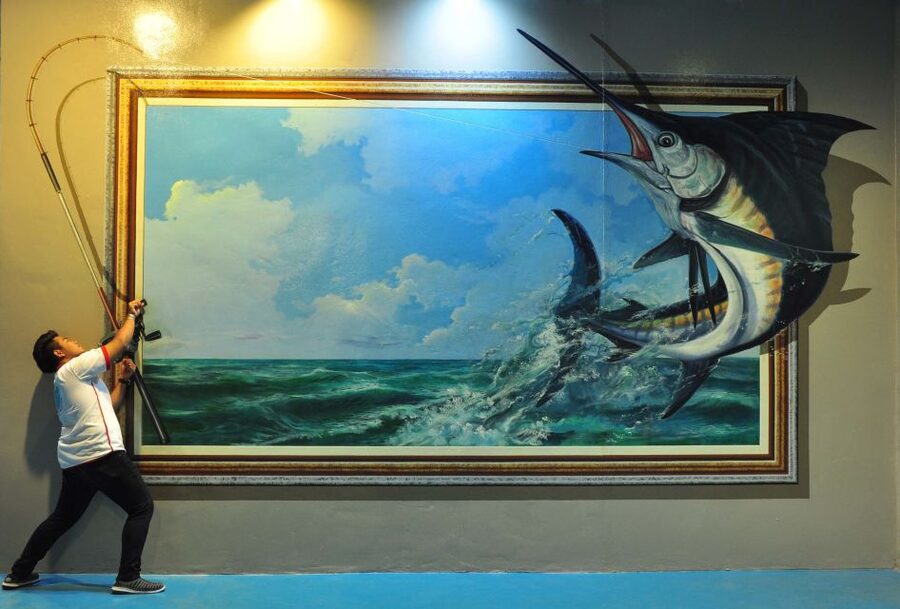 Pattaya: Art in Paradise 3D Museum Discounted Ticket - Jungle scenes, giant cats, and dinosaur trouble