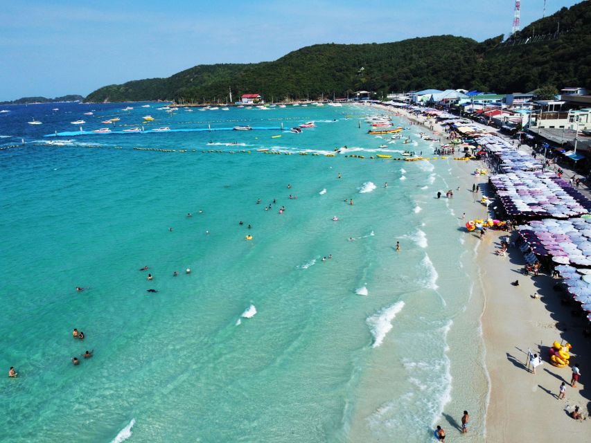Pattaya: Coral Island & Sak Island Adventure Trip - Parasailing above Pattaya Beach