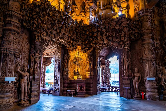 Pattaya Private Day Tour from Bangkok or Pattaya - The Sanctuary of Truth: Two Hours Among Carved Timber