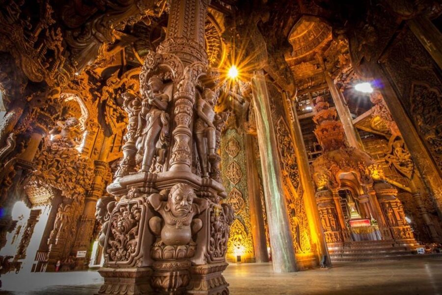 Pattaya: The Sanctuary of Truth Discounted Admission Ticket - The carvings are the main event