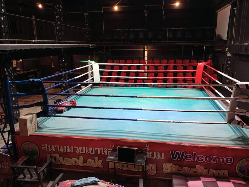 Phang-nga: Khao Lak Boxing Stadium Muay Thai - The Wai Khru Ram Muay sets the tone