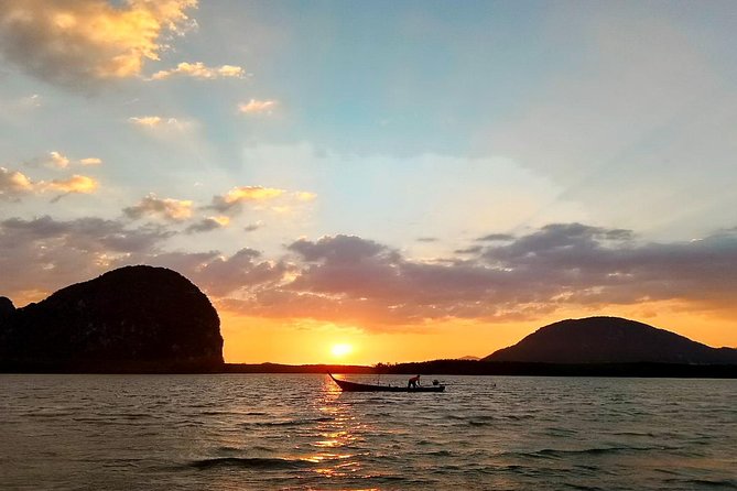 Phang Nga Sunset and James Bond Island - Sunset over the bay