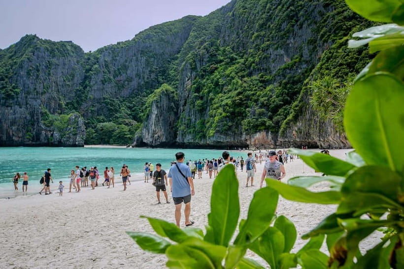 Phi Phi: 7 Island Longtail Boat Snorkeling Tour with Sunset - Monkey Beach and Viking Cave