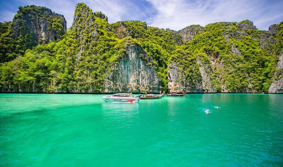 Phi Phi: Half-Day Phi Phi Snorkeling Trip by Longtail Boat - Monkey Beach: beautiful sand, watchful monkeys
