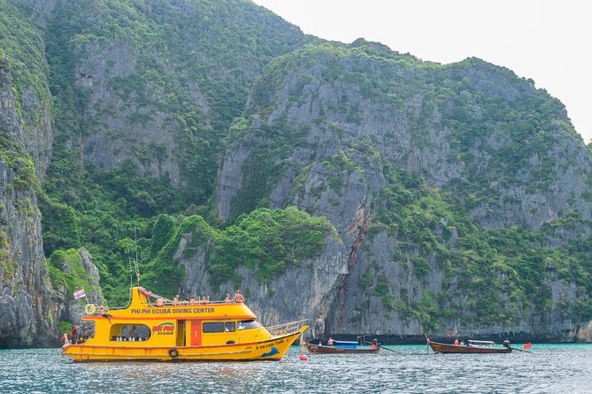 Phi Phi Islands Adventure Day Trip w/ Seaview Lunch by V. Marine - Monkey Beach and Viking Cave from the water