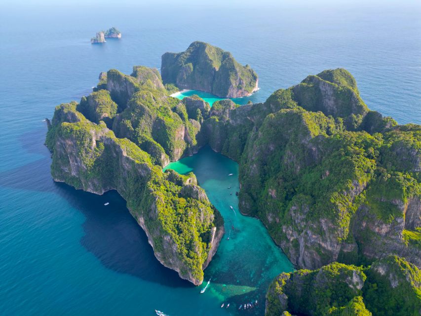 Phi Phi: Morning Speedboat Tour to Maya Bay with Snorkel - Monkey Bay, with distance and common sense