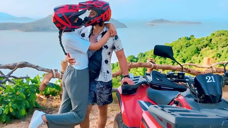 Phuket: ATV Ride with Secret Sea Viewpoints and Swing - Bamboo coffee, Thai fruit, and small goats