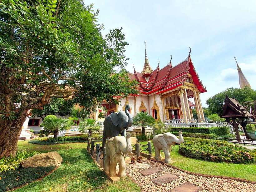 Phuket City Tour with Viewpoints, Temples & Elephant Feeding - Wat Chalong in a short but useful visit