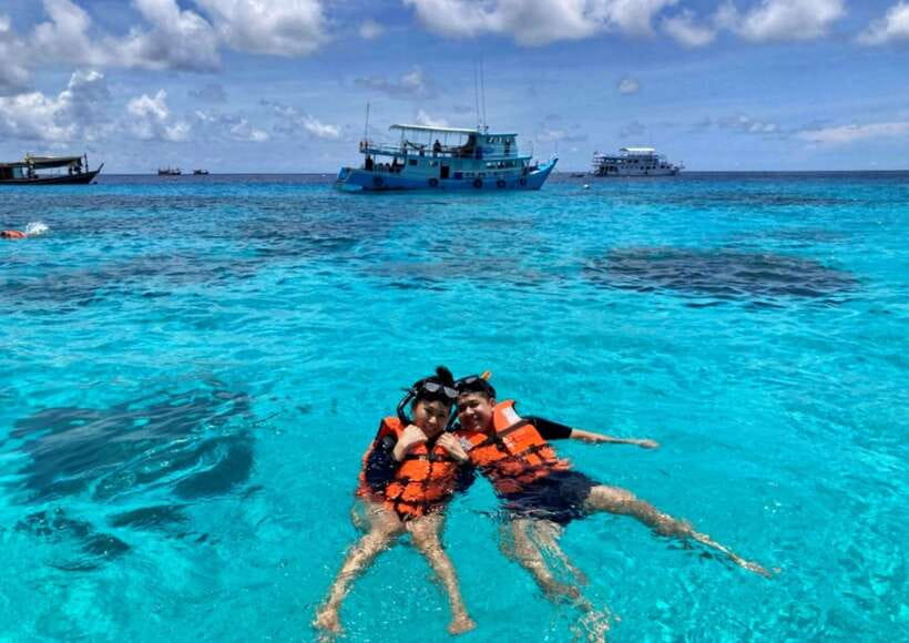Phuket: Coral Island Catamaran Cruise with Sunset Dinner - Thai Buffet Dinner on the Catamaran