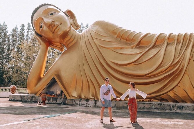 Phuket Giant Water Lilies & Temple Tour - Private & All-Inclusive - Wat Phra Thong and the half-buried Buddha