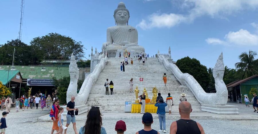 Phuket: Guided Tour of Phuket City with Hotel Transfers - Karon Viewpoint and the new windmill stop