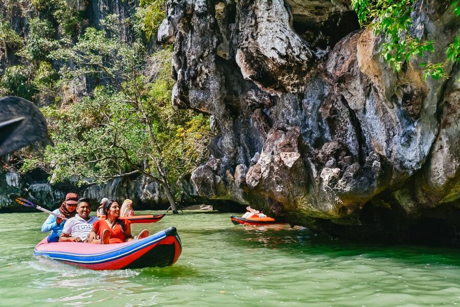 Phuket: James Bond Island Longtail Boat and Sea Canoe Tour - The long ride from Phuket to Phang Nga Bay