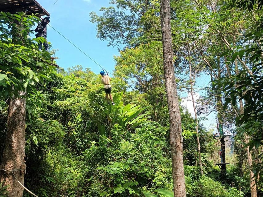 Phuket: Jungle Xtrem Adventures and Zipline Park - Ziplines and the Free Jump
