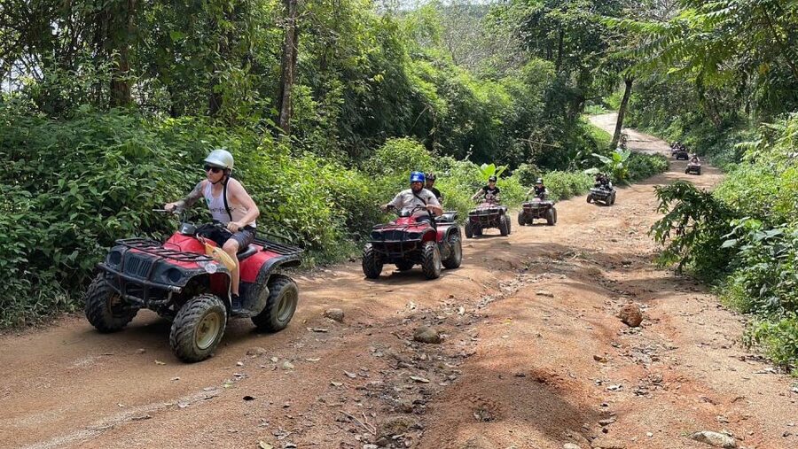 Phuket Paradise Adventure: Zipline, ATV Adventure - Water, safety, and comfort on a hot afternoon