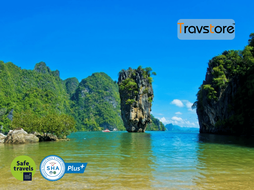 Phuket: Phang Nga (James Bond) Island - Big Boat Tour - James Bond Island and the famous limestone pinnacle
