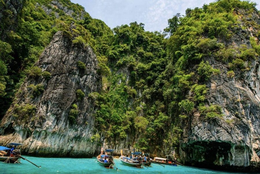 Phuket: Phi Phi Islands and Maya Bay Day Trip with Lunch - Viking Cave and the limestone coast