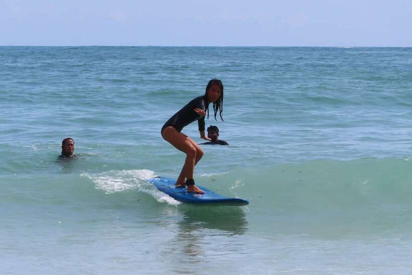 Phuket: Private Surfing Lessons at Beautiful Kata Beach - The board, rashguard, and practical beach setup