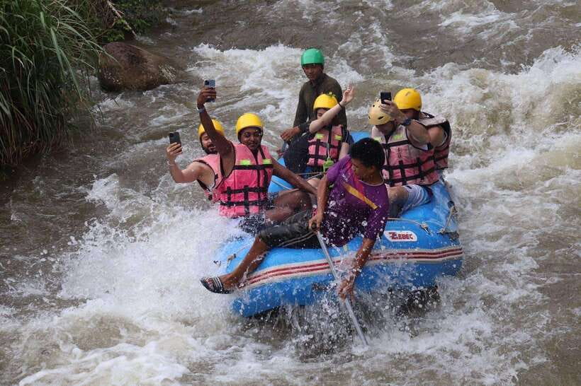 Phuket: Rafting 5KM and ATV Ride 30MIN Adventures - Five kilometers of rafting on a scenic river