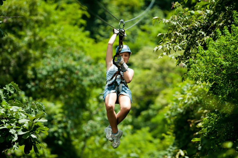 Phuket: White Water Rafting, ATV, and Zipline Adventure - The 150-meter zipline: a quick extra, not the main event