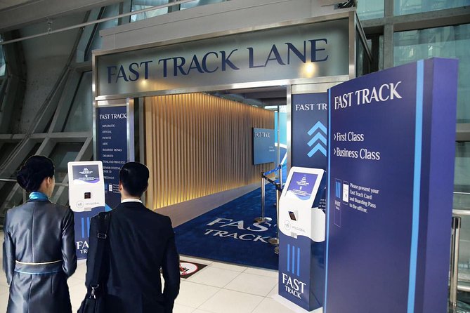 Priority Fast Track Entry at Bangkok Airport with Guide - Meeting the guide at the aircraft exit
