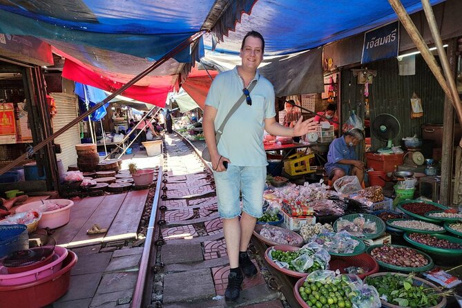 Private Amphawa & Maeklong Railway Market Day Tour with Fireflies - Two hours along Amphawa Floating Market