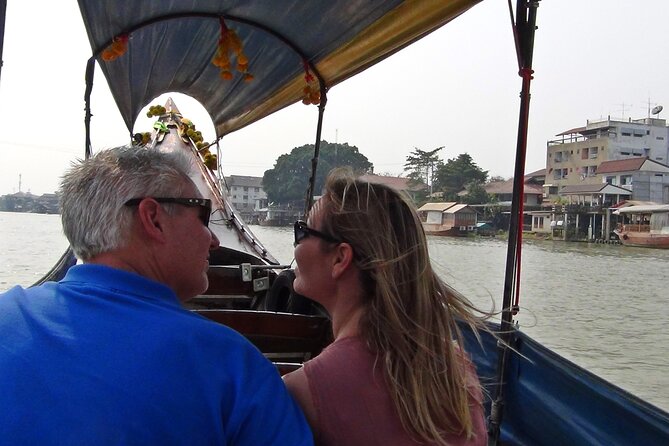 PRIVATE Ayutthaya + SUNSET Boat Tour + Light up The NIGHT - Wat Mahathat and the famous Buddha image