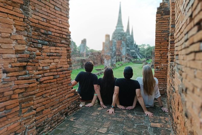 PRIVATE Ayutthaya + SUNSET Boat Tour + Light up The NIGHT - Sunset at Wat Chaiwatthanaram