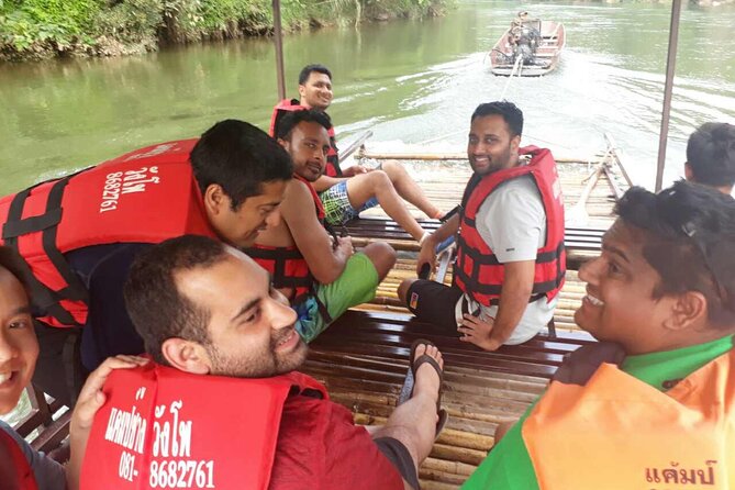 Private Erawan Waterfall, River Kwai, Death Railway Tour from Bangkok - Thai lunch and the bamboo raft