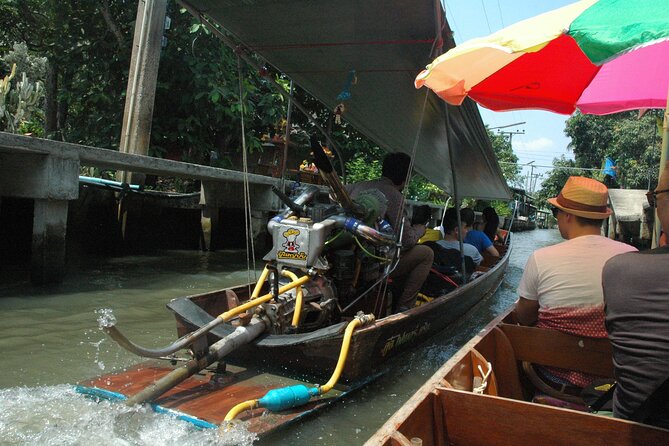 PRIVATE Floating Market + DRAGON Temple + DO like a Local - Damnoen Saduak: seeing the famous market from the canal