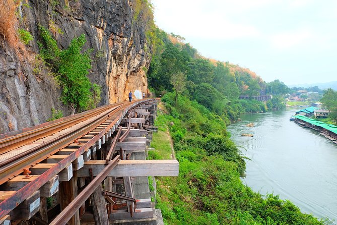 Private Historic River Kwai Death Railway, War Cemetery and Hellfire Pass Tour - Tham Kra Sae Bridge and its cave