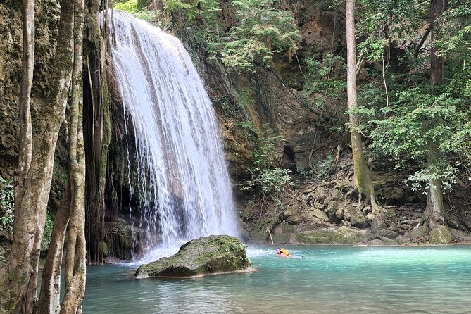 Private Tour: Kanchanaburi Erawan Waterfall Tour from Bangkok - What the private format adds at $179.73 per person