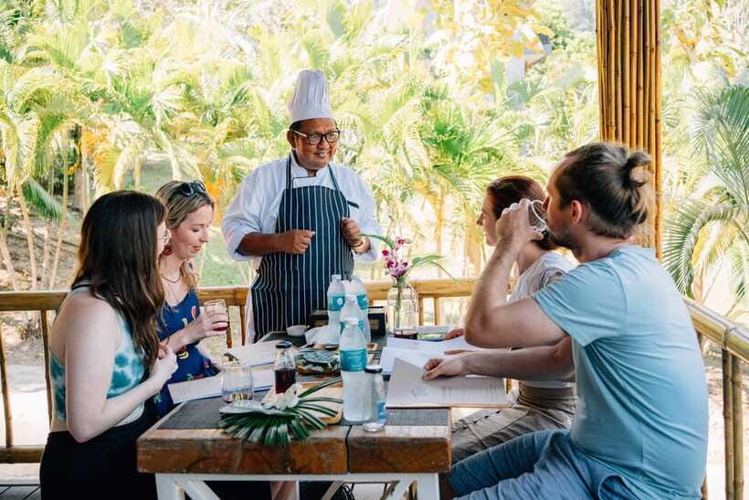 Railay: Hands-On Thai Cooking Class at Railay Beach - A menu that covers the whole Thai meal