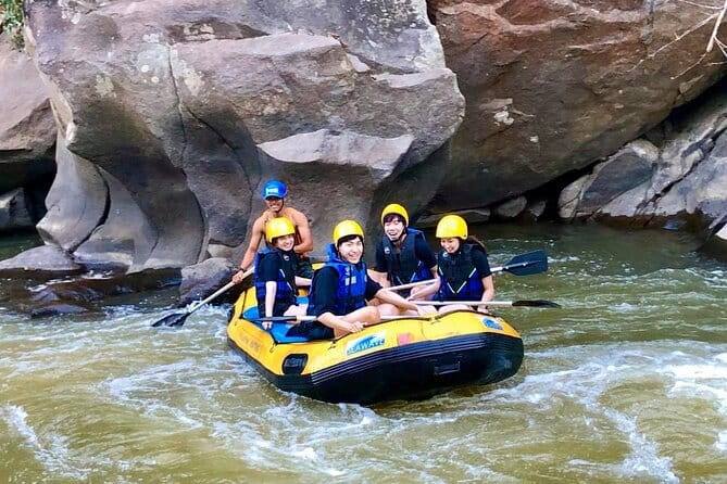 Safety whitewater rafting in Chiangmai by Khampan Rafting - The elephant sanctuary section