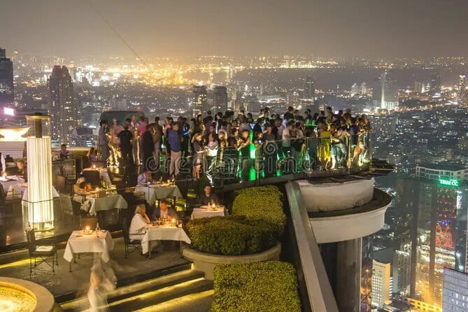 Sirocco Rooftop: "Hangover" Iconic Sky Dining Experience - Arriving at Lebua Hotel on Si Lom Road