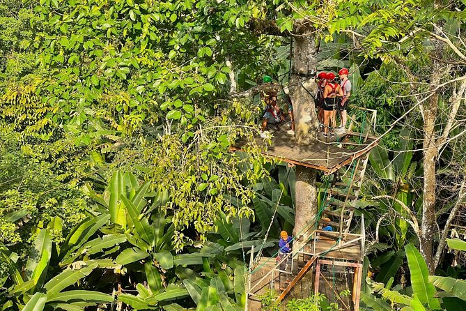 Sky Hawk Zipline Experience in Chiang Mai - Safety briefing and getting fitted for the course