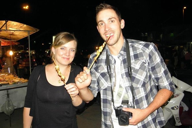 Small-Group Chiang Mai Evening Street Food Tour - Walking through two evening markets