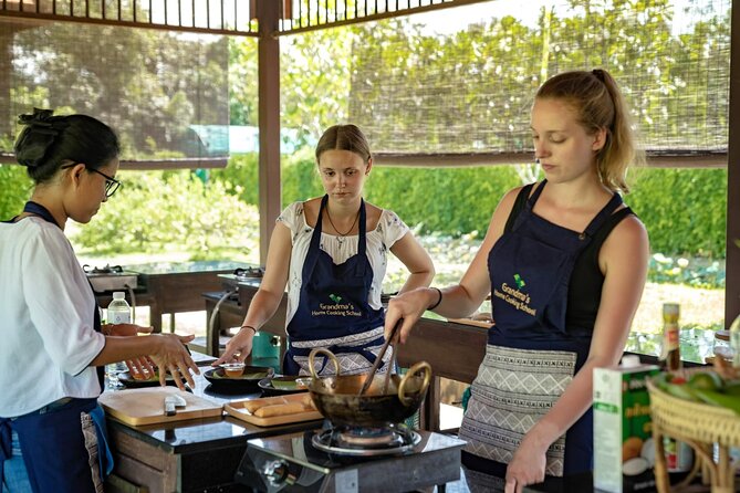 Sunset Thai Cooking with Grandma - Farm & Evening Feast - Choosing Your Five Thai Dishes