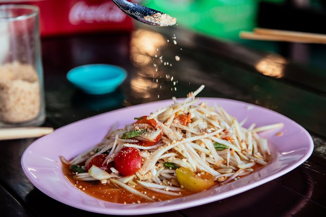 The 10 Tastings of Chiang Mai With Locals: Private Street Food Tour - Thai tea and the orange color at Chang Phueak Monument