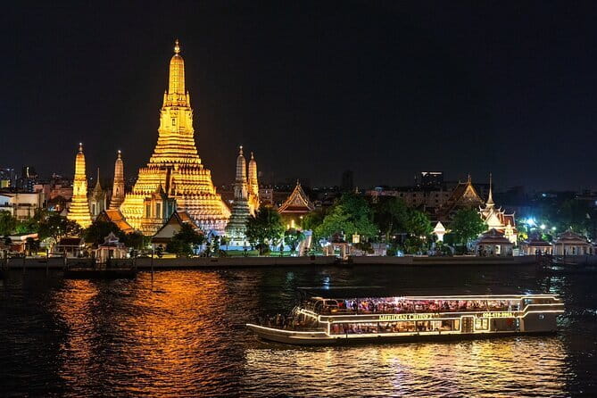 The Luxury White Cruise Experience - Bangkok’s temples after dark