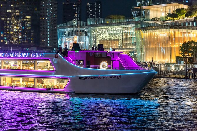 The Newest Luxury 5-Star Bangkok Chao Phraya Dinner Cruise - Arriving at Asiatique Warehouse 7