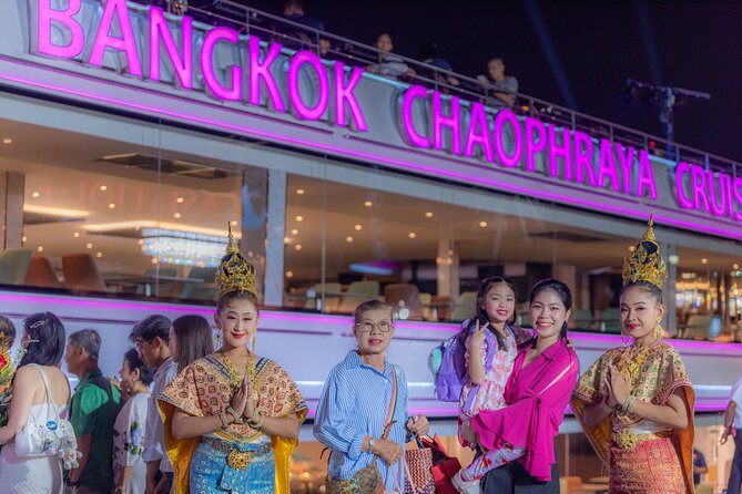 The Newest Luxury 5-Star Bangkok Chao Phraya Dinner Cruise - Boarding a new three-deck vessel