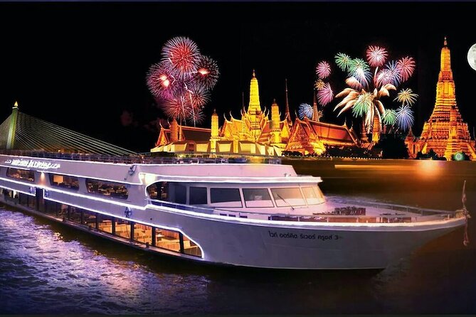 The White Orchid River Dinner Cruise Experience - The Chao Phraya after sunset
