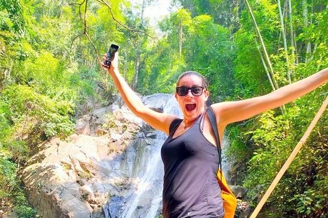 Top Pick - Full or Half Day @Elephant in Wild Sanctuary ChiangMai - The jungle trek and waterfall: beautiful, but not easy