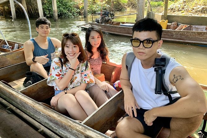 Train Market and Floating Market half day tour - Mae Klong Railway Market and its disappearing stalls