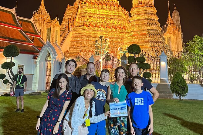 Tuk-tuk tour Bangkok by Night with Chinatown meal and hotel transfers - Wat Arun begins the evening on the Chao Phraya