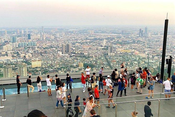 Walk over SKY at Kingpower SkyWalk Admission Ticket - The glass floor and Glass Tray