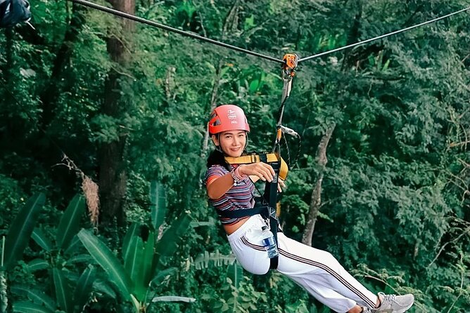 World B+ (Zipline 18 Platforms + Roller + Sky Walk with World Set Menu ) - Three abseils, a spiral staircase, and the height factor