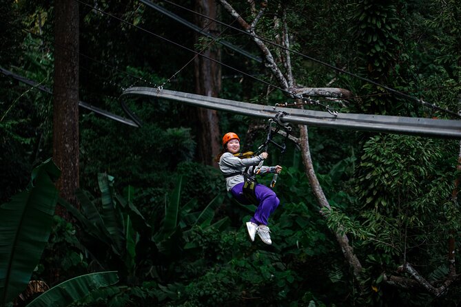 World B+ (Zipline 18 Platforms + Roller + Sky Walk with World Set Menu ) - The first zip lines and 400-meter flight